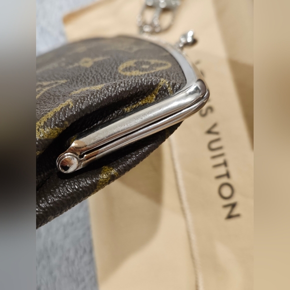 Louis Vuitton Monogram Marais Bucket Kisslock Pouch Clutch Wristlet Vintage - Picture 7 of 16